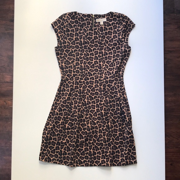 MICHAEL Michael Kors Dresses & Skirts - Michael Kors Leopard Print Cocktail Dress